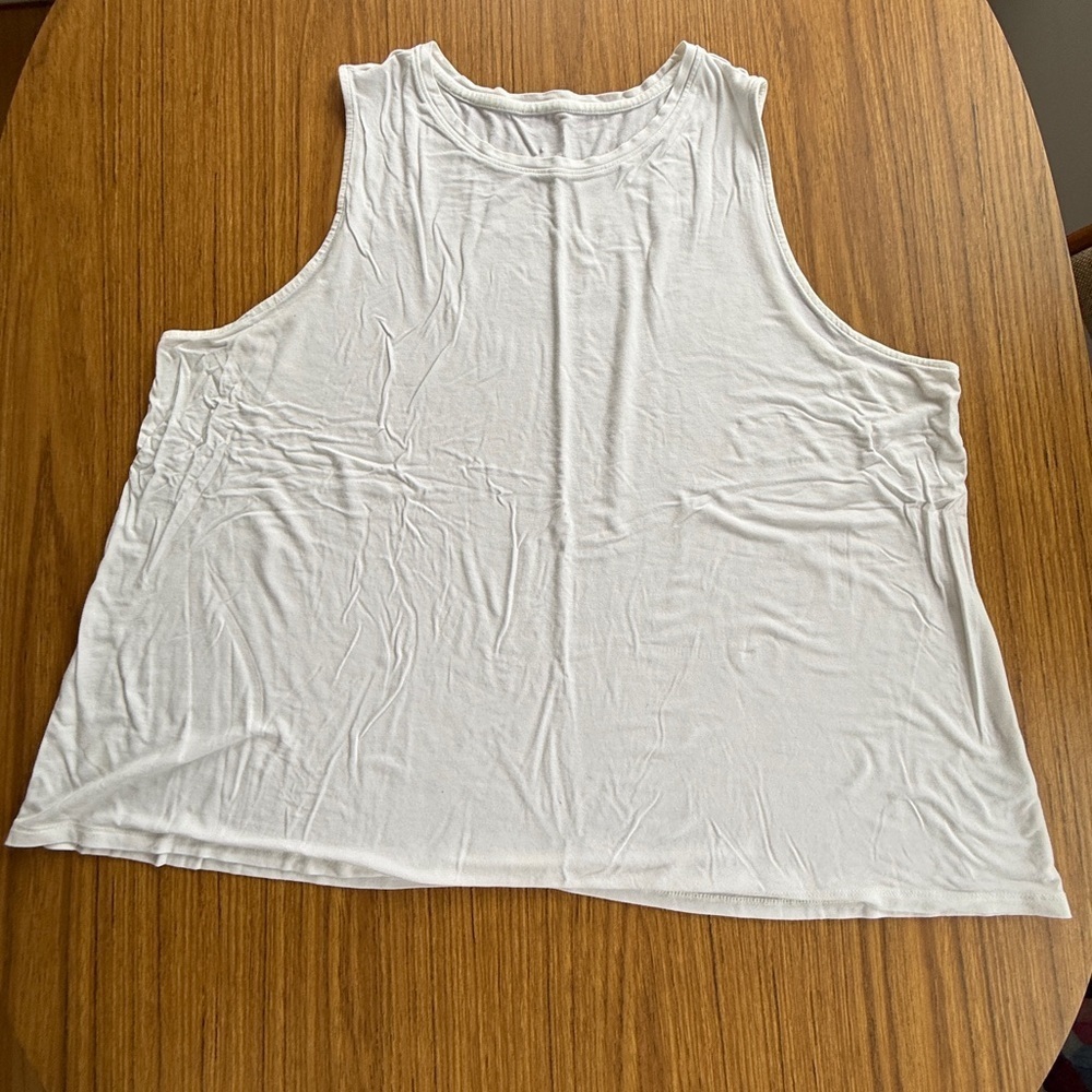 A New Day White Swing Tank – Size 2X